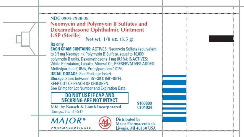 Neomycin and Polymyxin B Sulfates and Dexamethasone