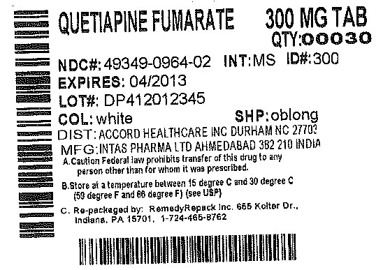 Quetiapine fumarate