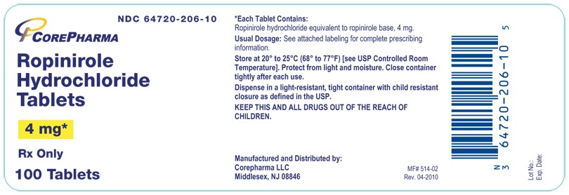 ROPINIROLE HYDROCHLORIDE