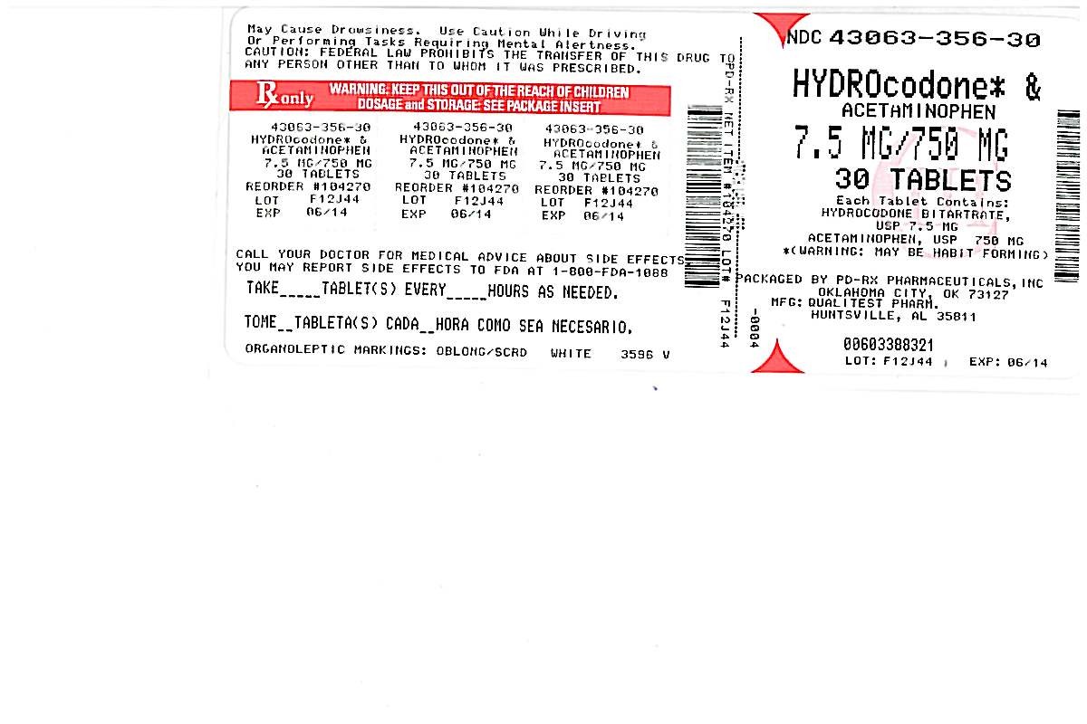 Hydrocodone Bitartrate And Acetaminophen