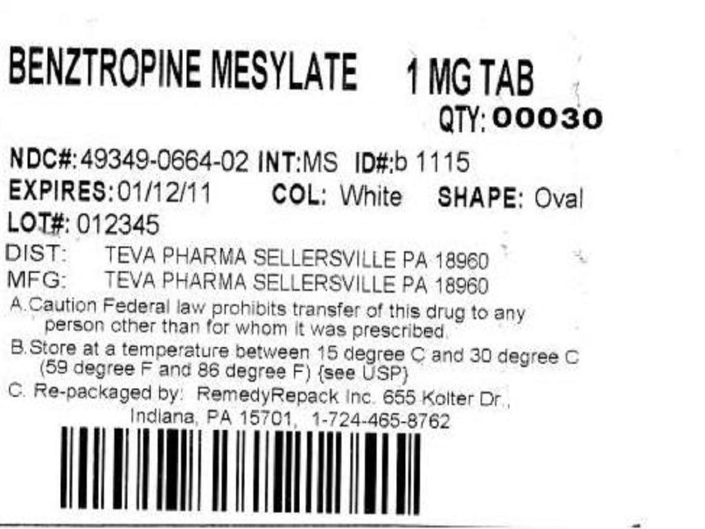 Benztropine Mesylate