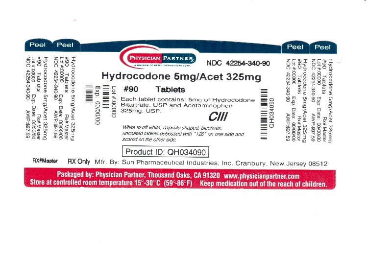 HYDROCODONE BITARTRATE AND ACETAMINOPHEN