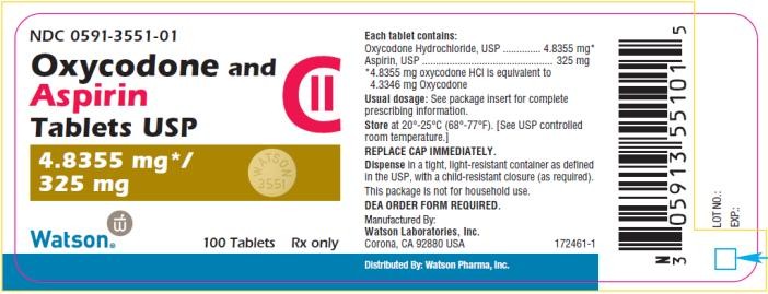 Oxycodone and Aspirin