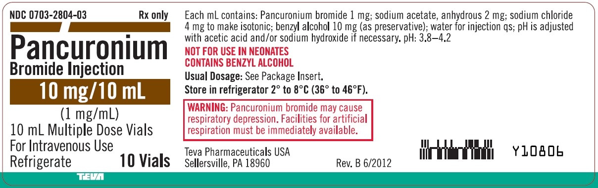 Pancuronium Bromide