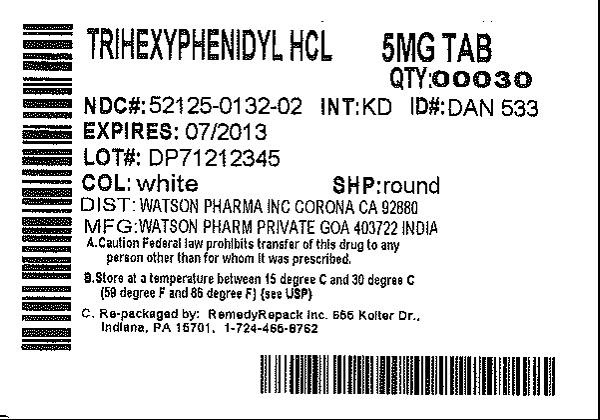 Trihexyphenidyl Hydrochloride