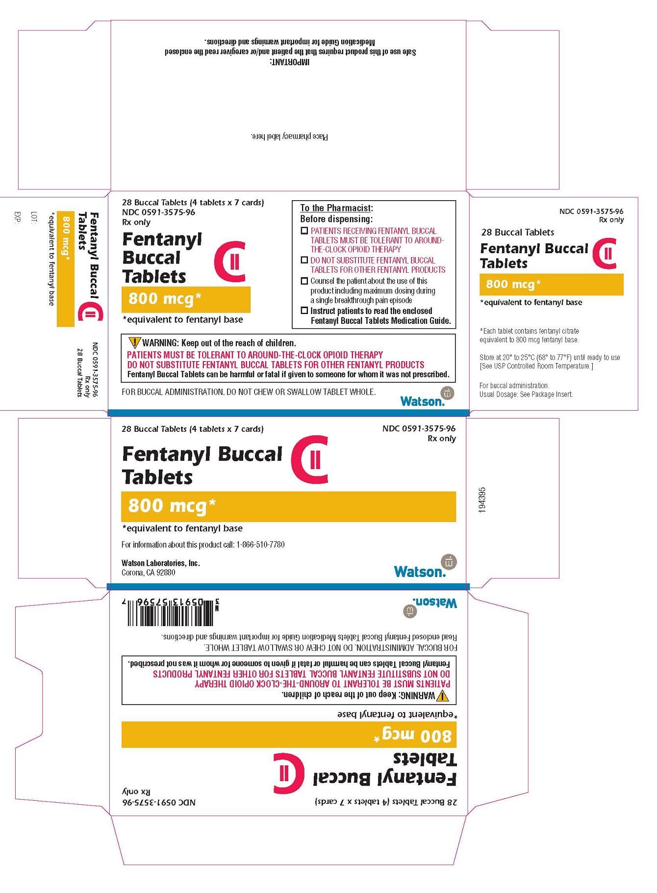 Fentanyl buccal