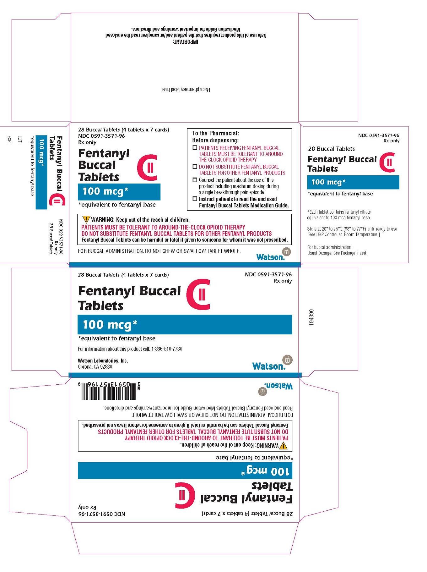 Fentanyl buccal