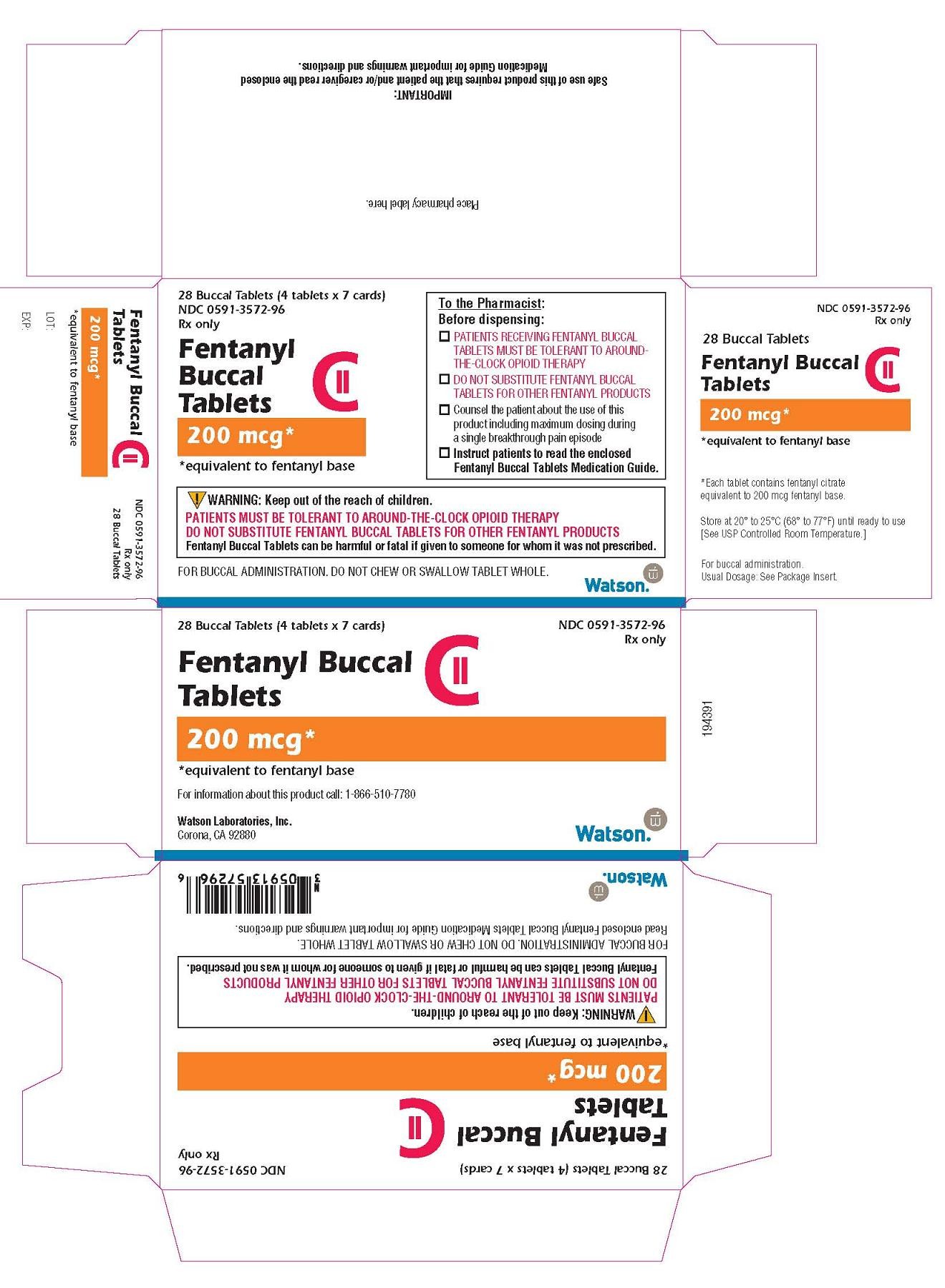 Fentanyl buccal