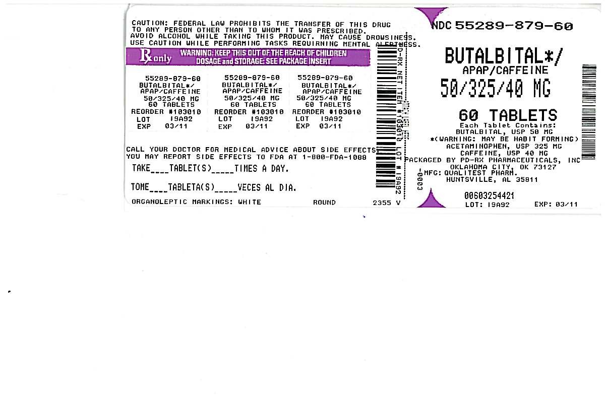 Butalbital, Acetaminophen and Caffeine