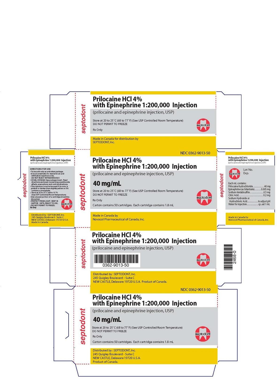 Prilocaine Hydrochloride with Epinephrine