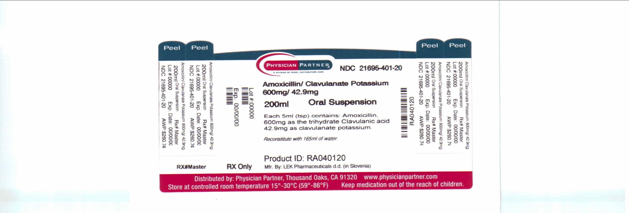 Amoxicillin and Clavulanate Potassium