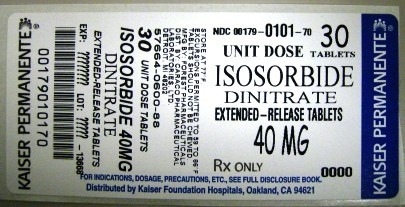 ISOSORBIDE DINITRATE