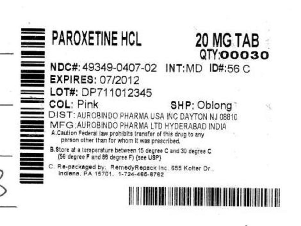 Paroxetine Hydrochloride