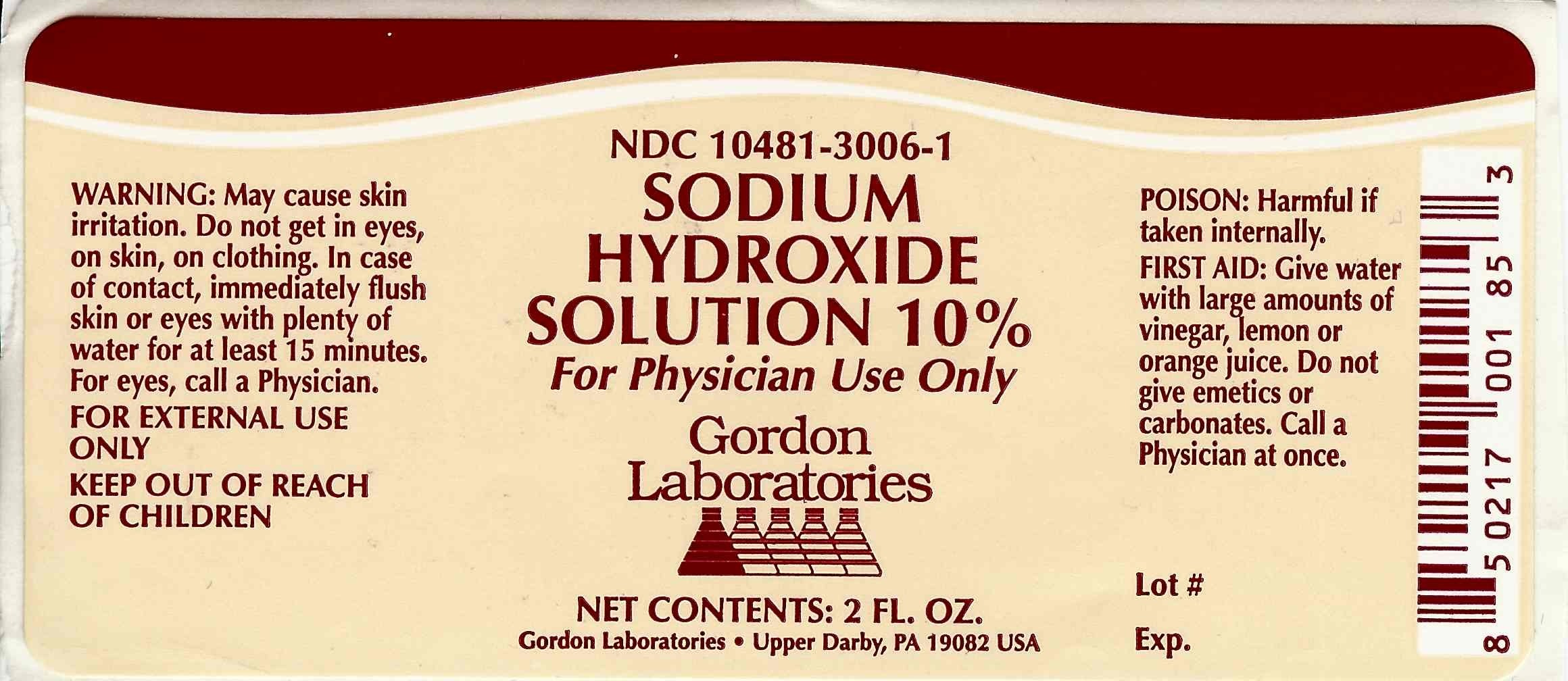 SODIUM HYDROXIDE