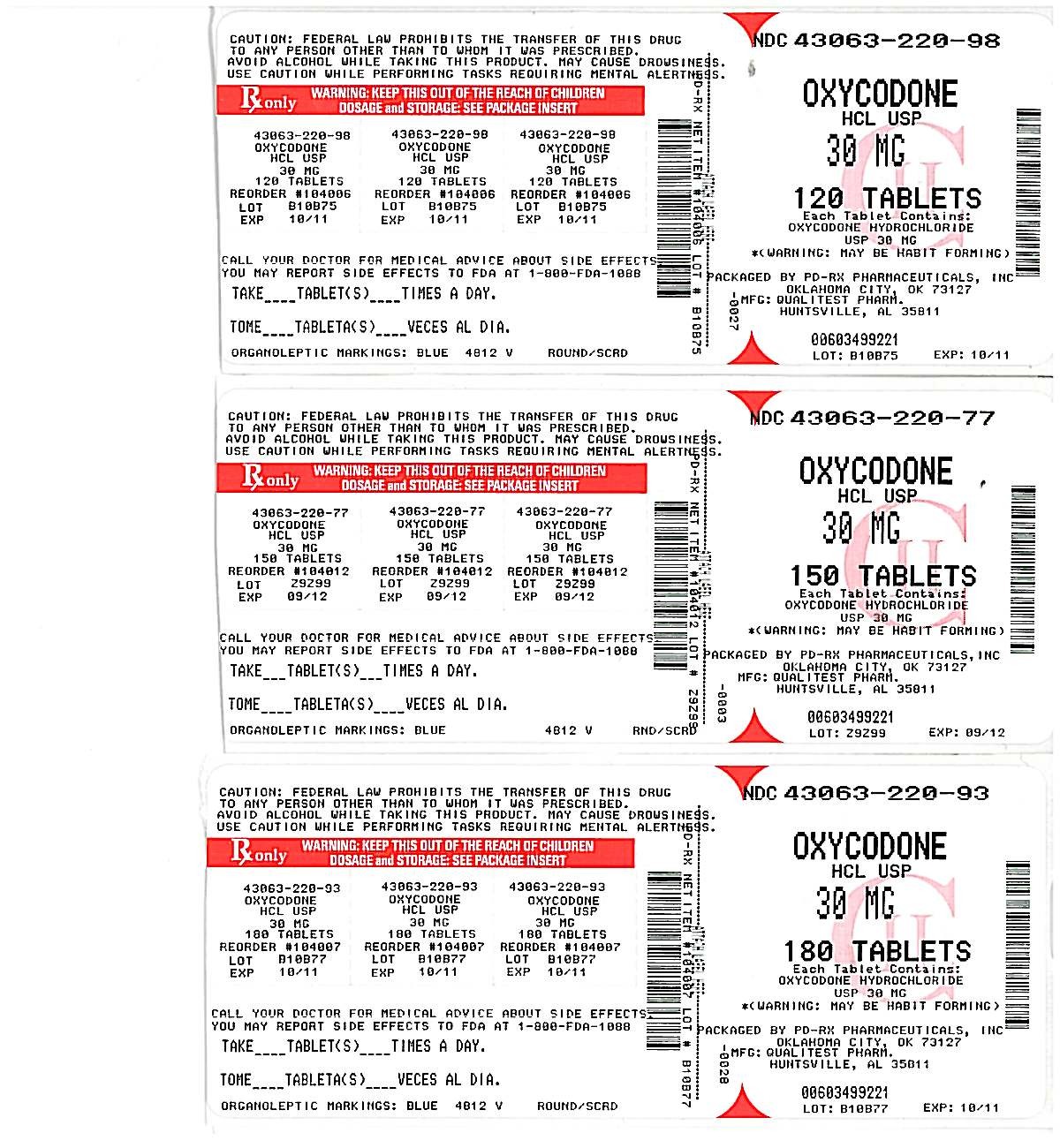 OXYCODONE HYDROCHLORIDE