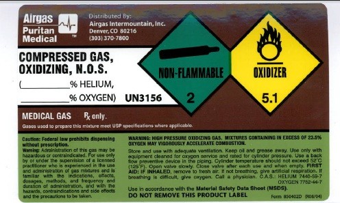 Helium Oxygen Mixture