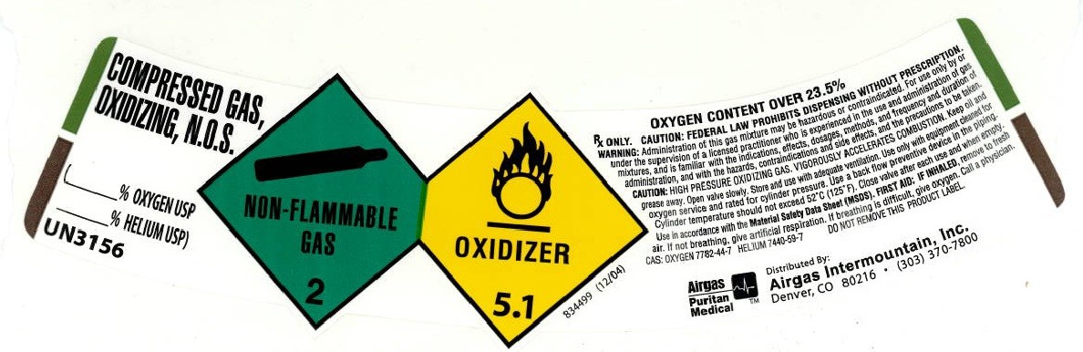 Helium Oxygen Mixture