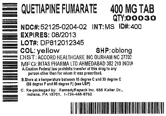 Quetiapine fumarate