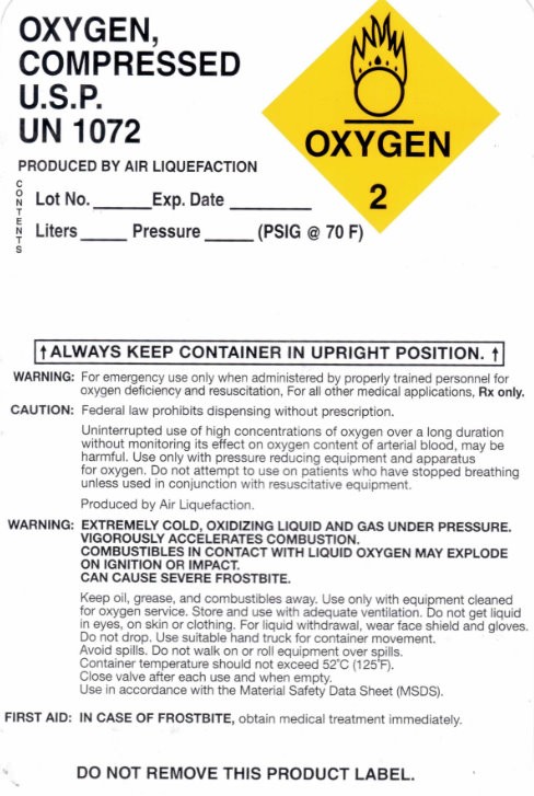 Oxygen, Compressed