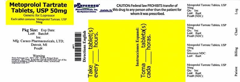 Metoprolol Tartrate