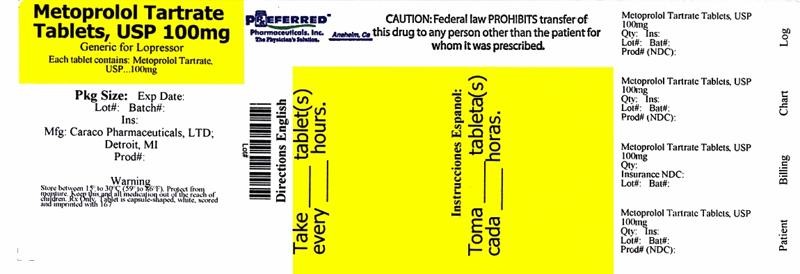 Metoprolol Tartrate