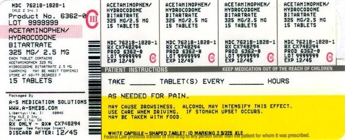 Hydrocodone Bitartate and Acetaminophen