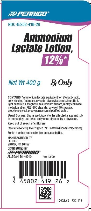 Ammonium Lactate