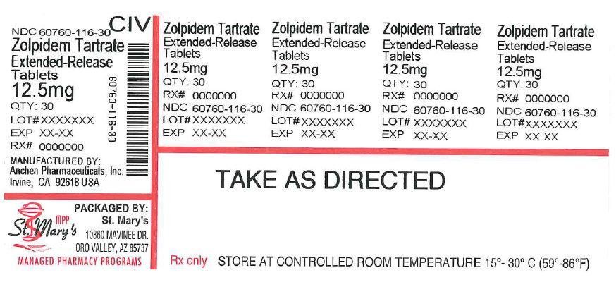 Zolpidem Tartrate Extended Release