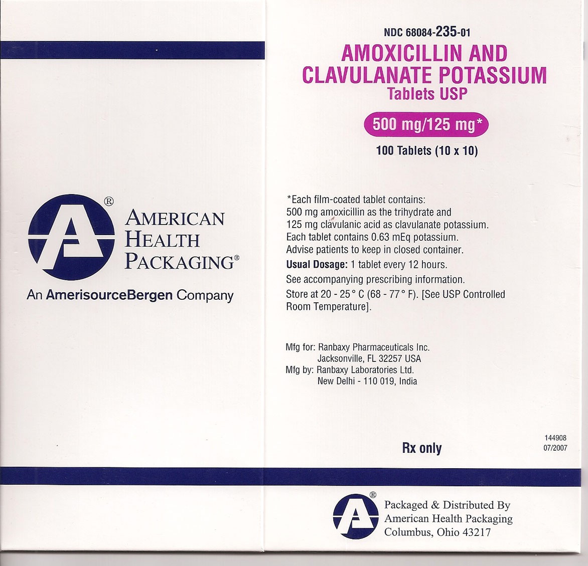 Amoxicillin and Calvulanate Potassium