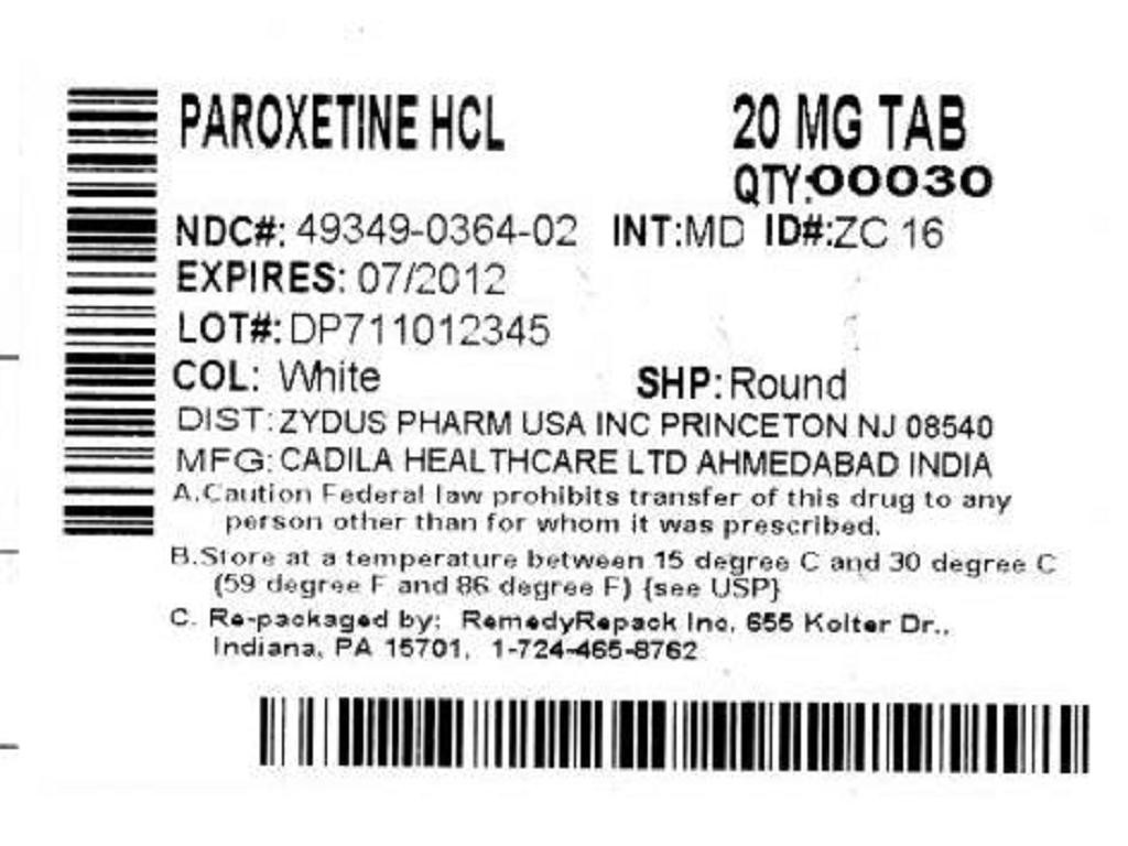 Paroxetine Hydrochloride