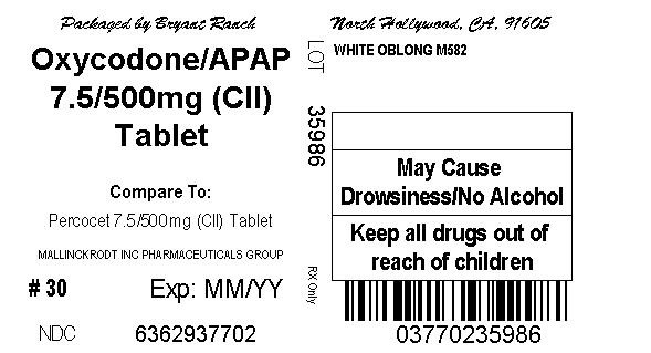 OXYCODONE AND ACETAMINOPHEN