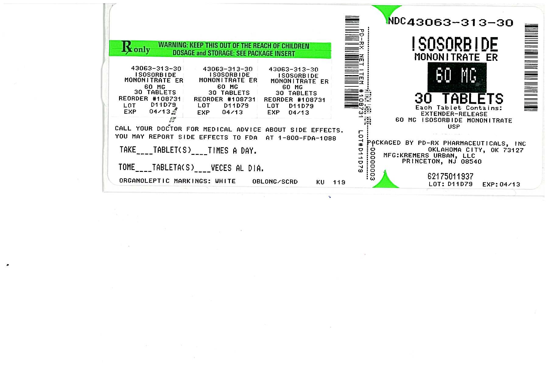 isosorbide mononitrate