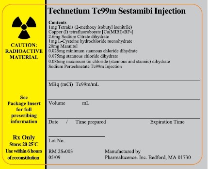 Kit for the Preparation of Technetium Tc99m Sestamibi