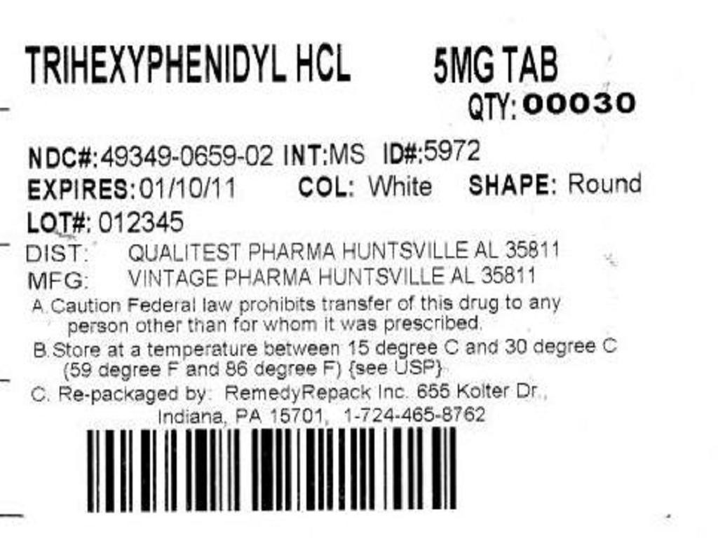 Trihexyphenidyl Hydrochloride