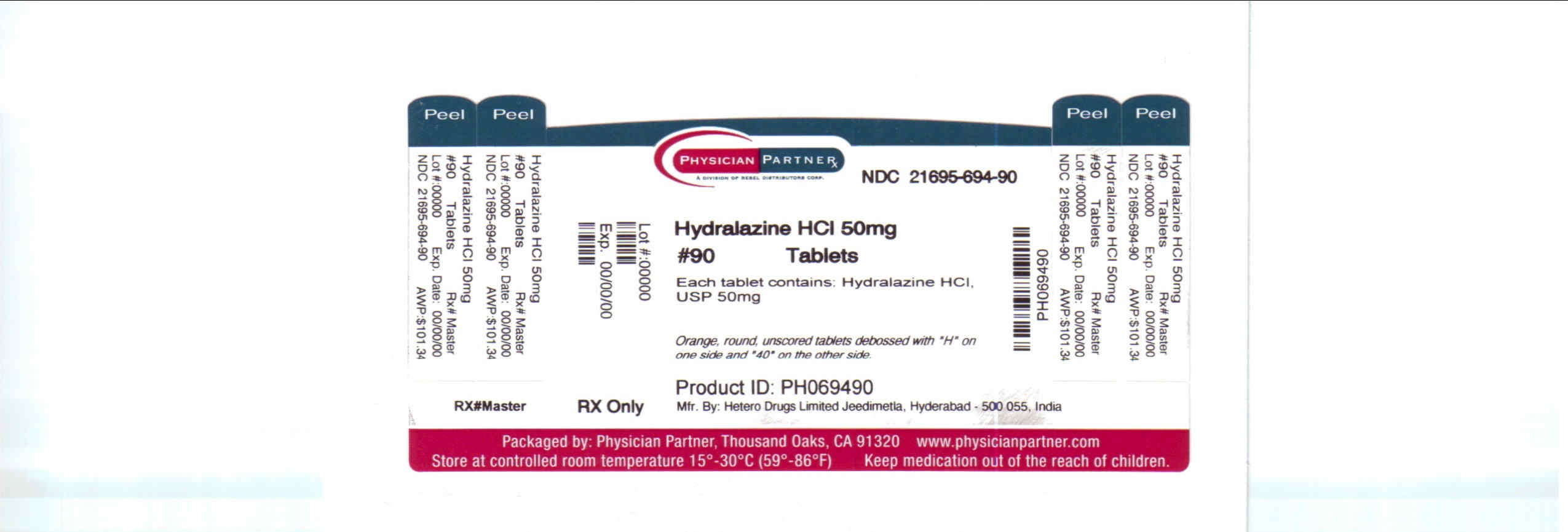 HYDRALAZINE HYDROCHLORIDE